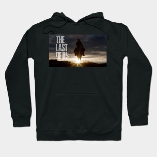 The Last of us Pedro Pascal and Bella Ramsey HBO Print Hoodie